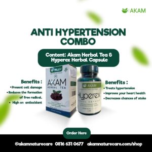 2 packs of our Anti Hypertension Combo