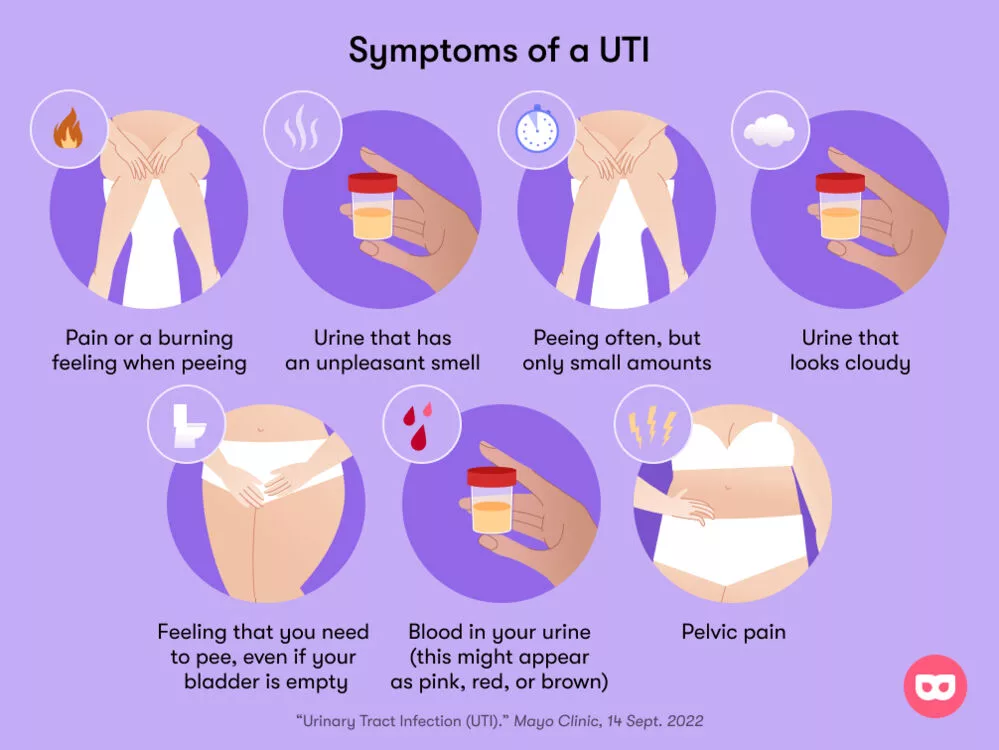 an infographic on urinary tract infections